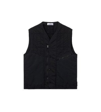 Ultralight Nylon Quilted-TC Padded Vest Black