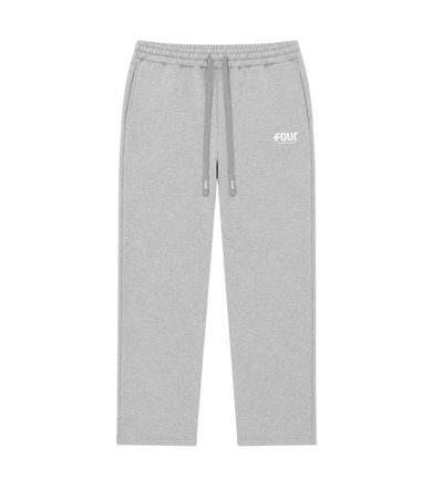 Logo Straight Leg Grey Melange