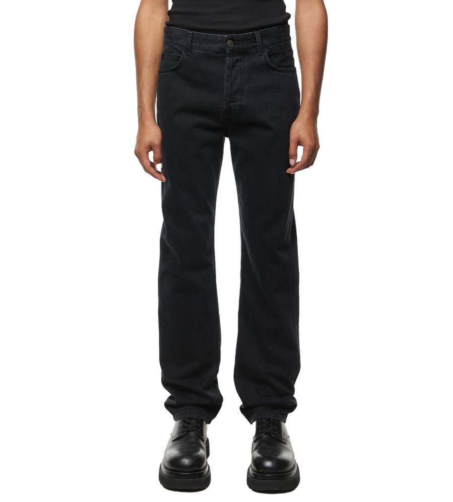 Carlisle Straight-Leg Jeans Black