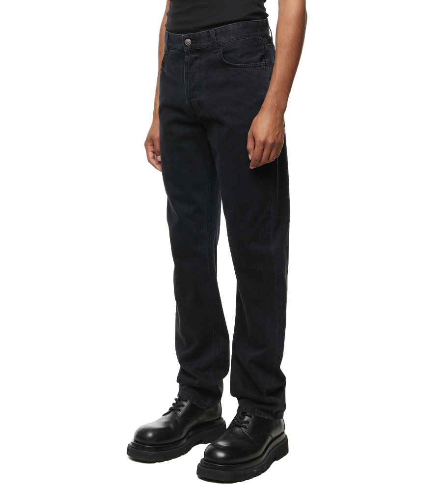 Carlisle Straight-Leg Jeans Black
