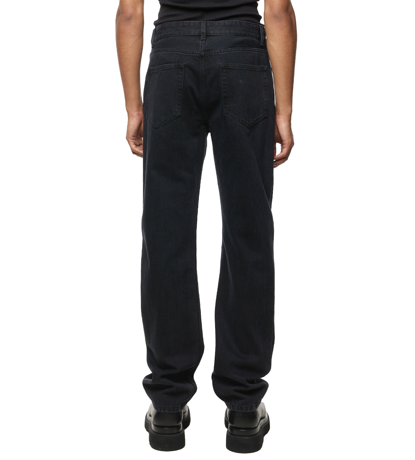 Carlisle Straight-Leg Jeans Black