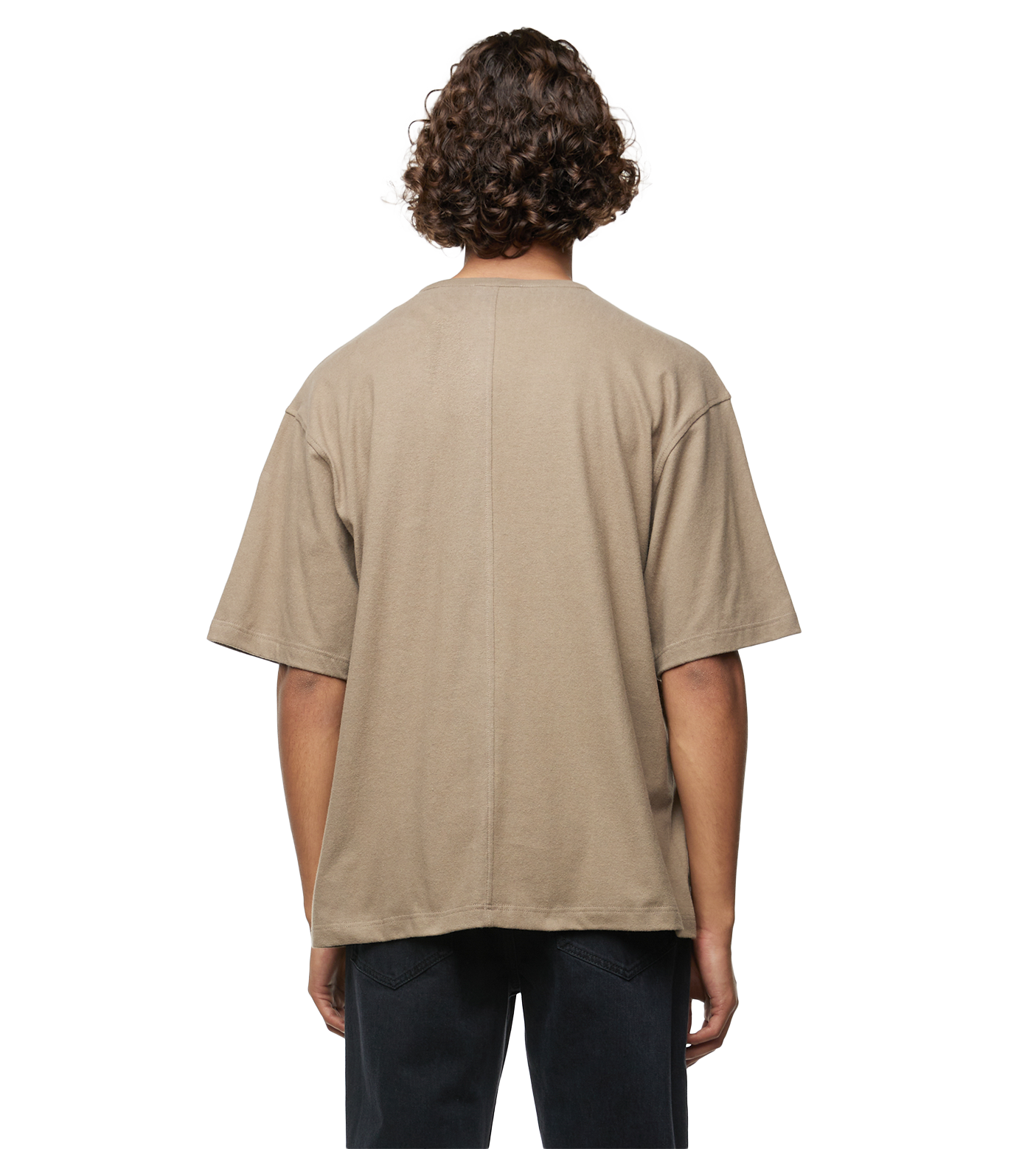 Steven Jersey T-shirt Taupe