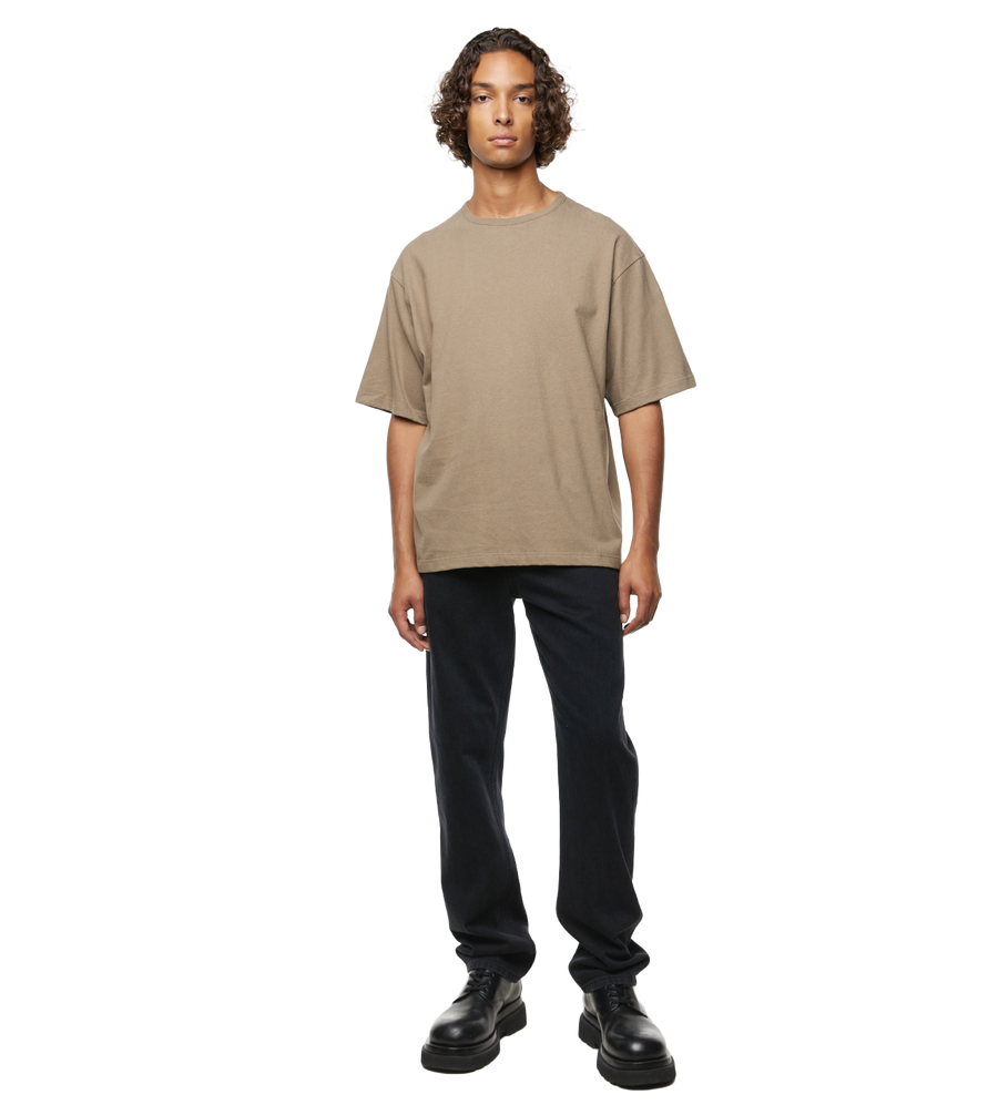 Steven Jersey T-shirt Taupe