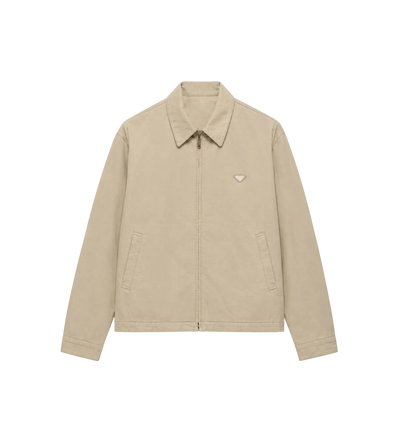 Old Denim Blouson Jacket Sand