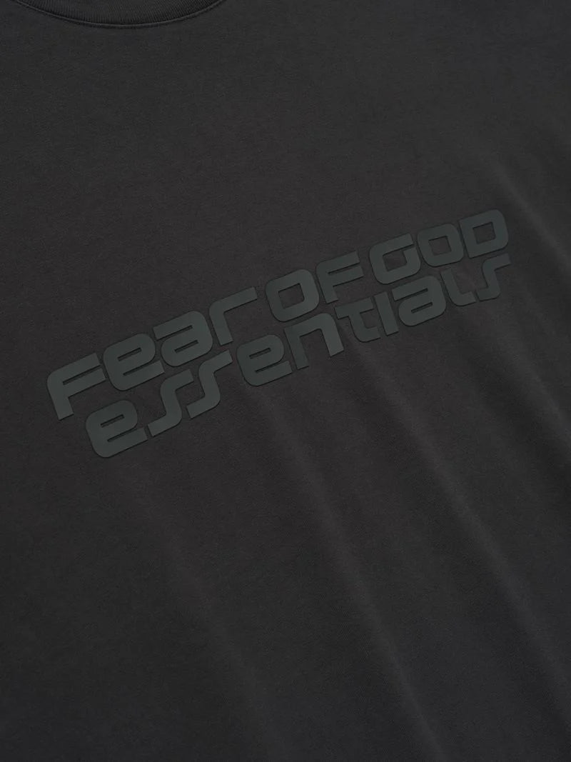 Fear of God Essentials 90s Long Sleeve Tee in Vintage Black