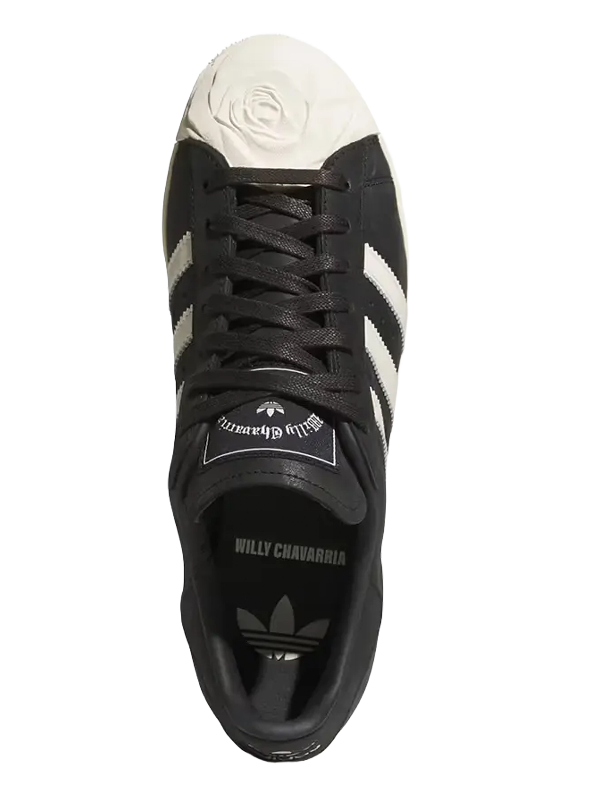 Adidas Originals x Willy Chavarría Superstar Rose in Black/White