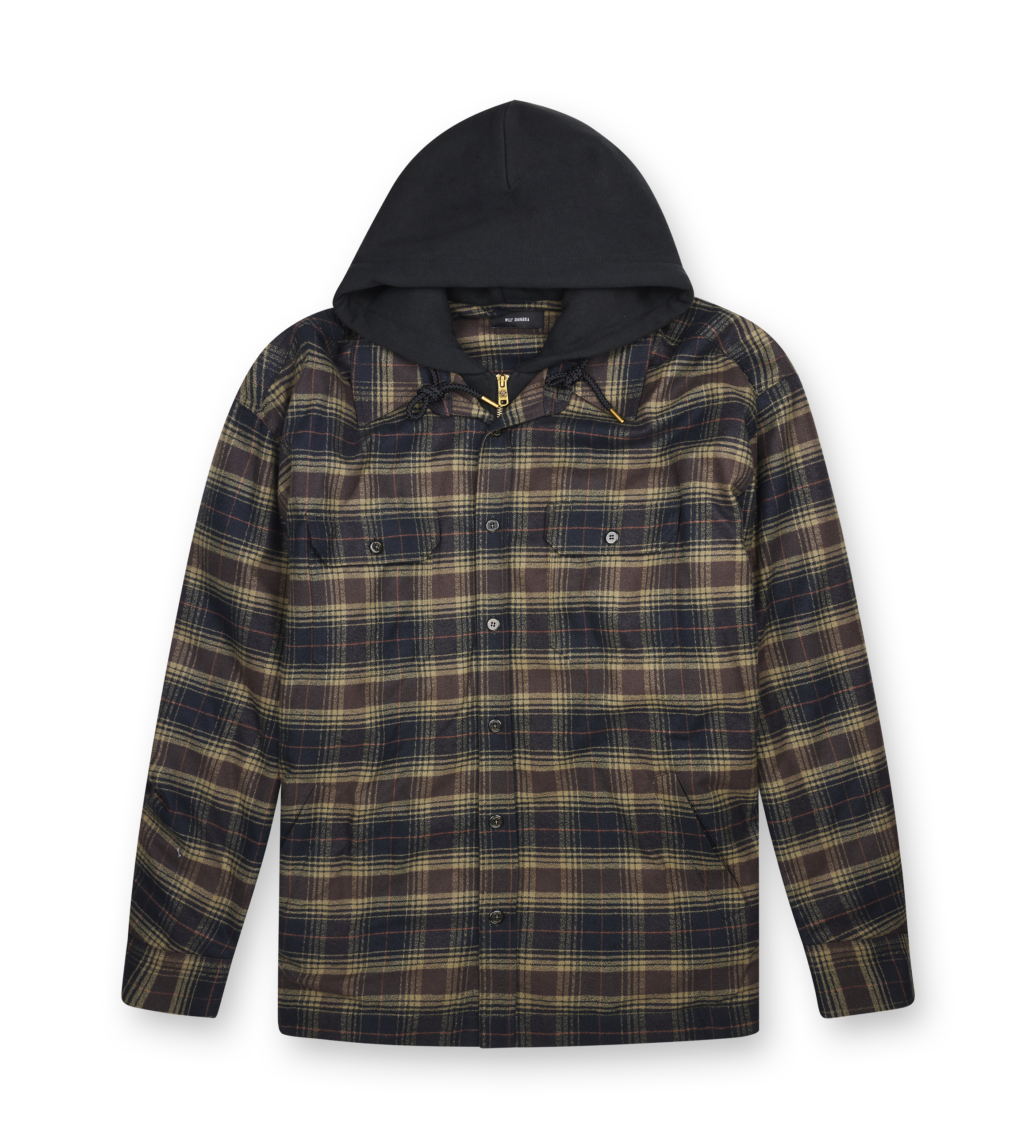 Willy Chavarria Ganadero Overshirt in Olive