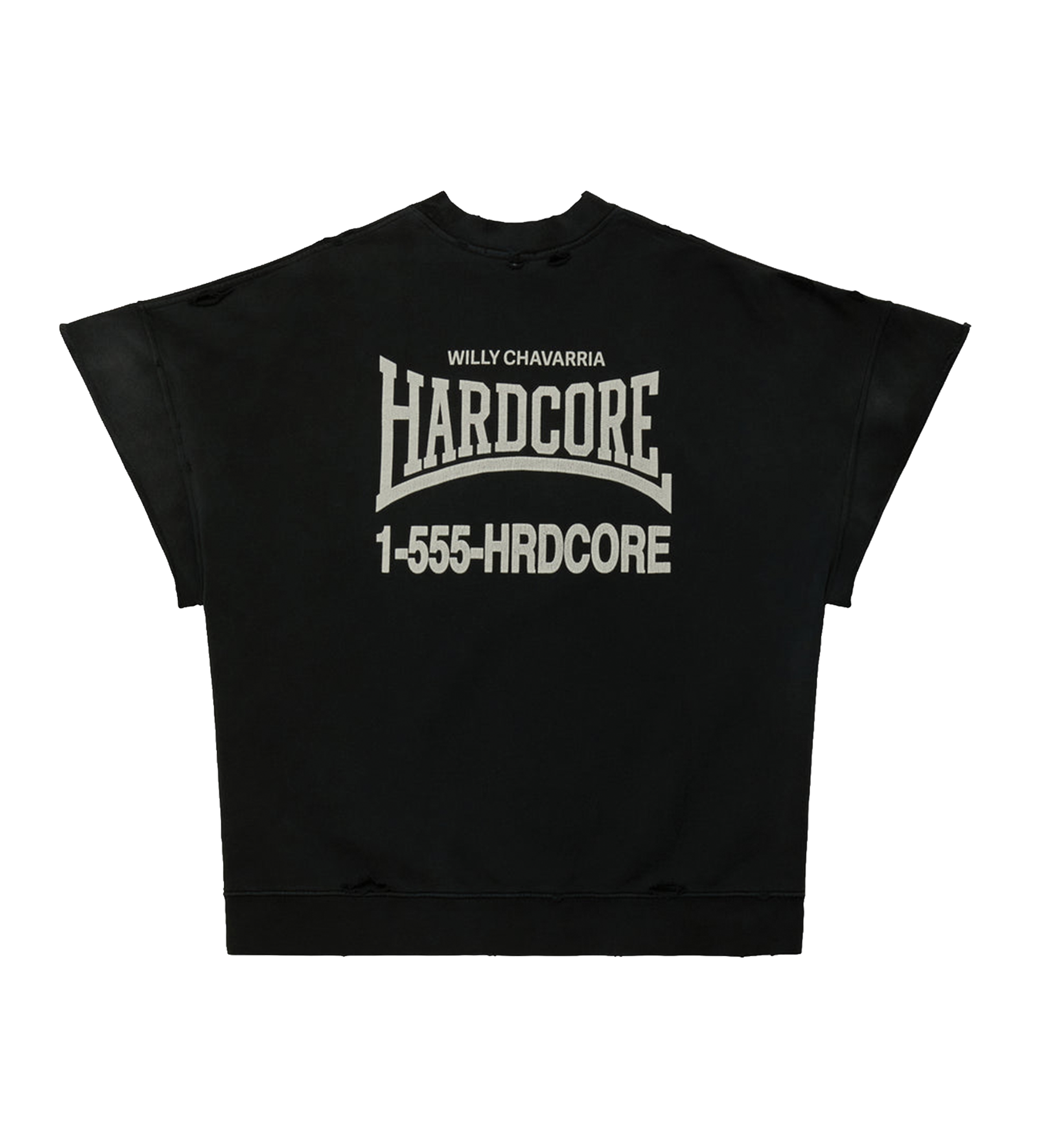 Willy Chavarria Hardcore Muscle Tee in Black Beauty