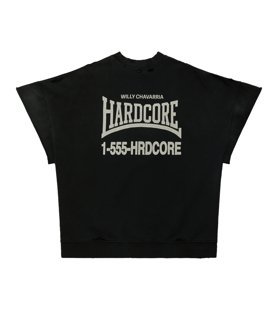 Willy Chavarria Hardcore Muscle Tee in Black Beauty