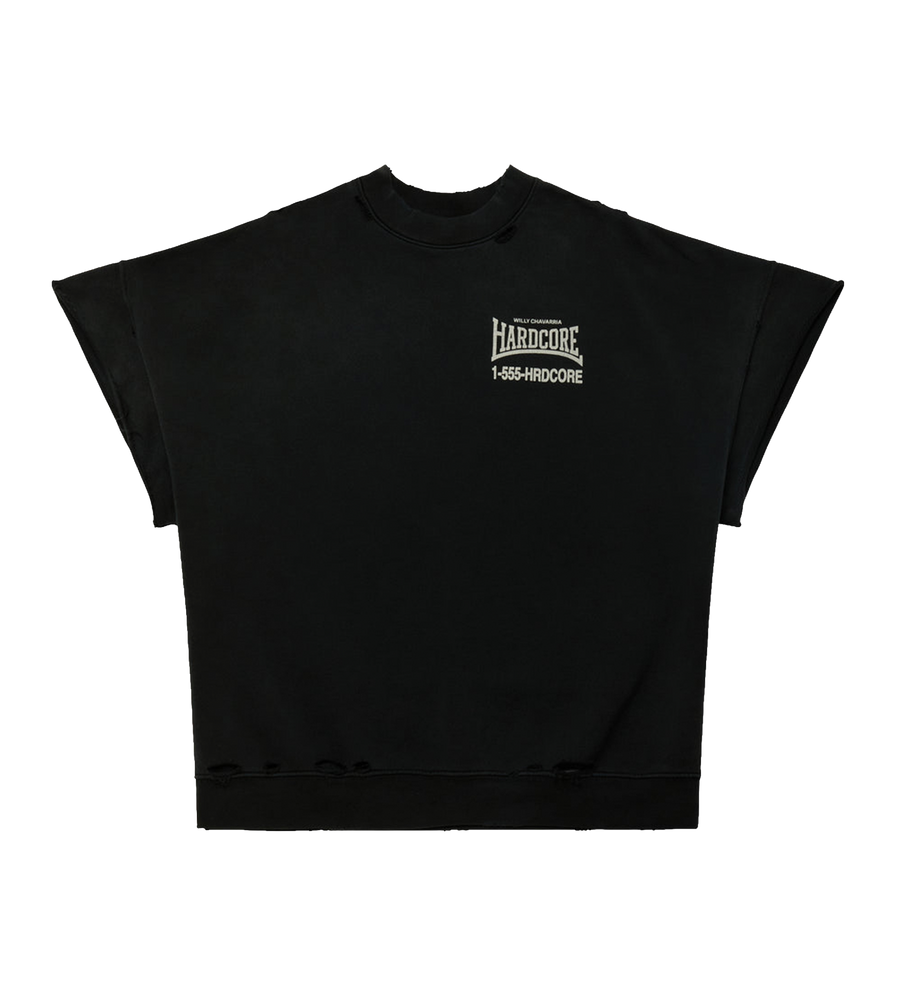 Willy Chavarria Hardcore Muscle Tee in Black Beauty