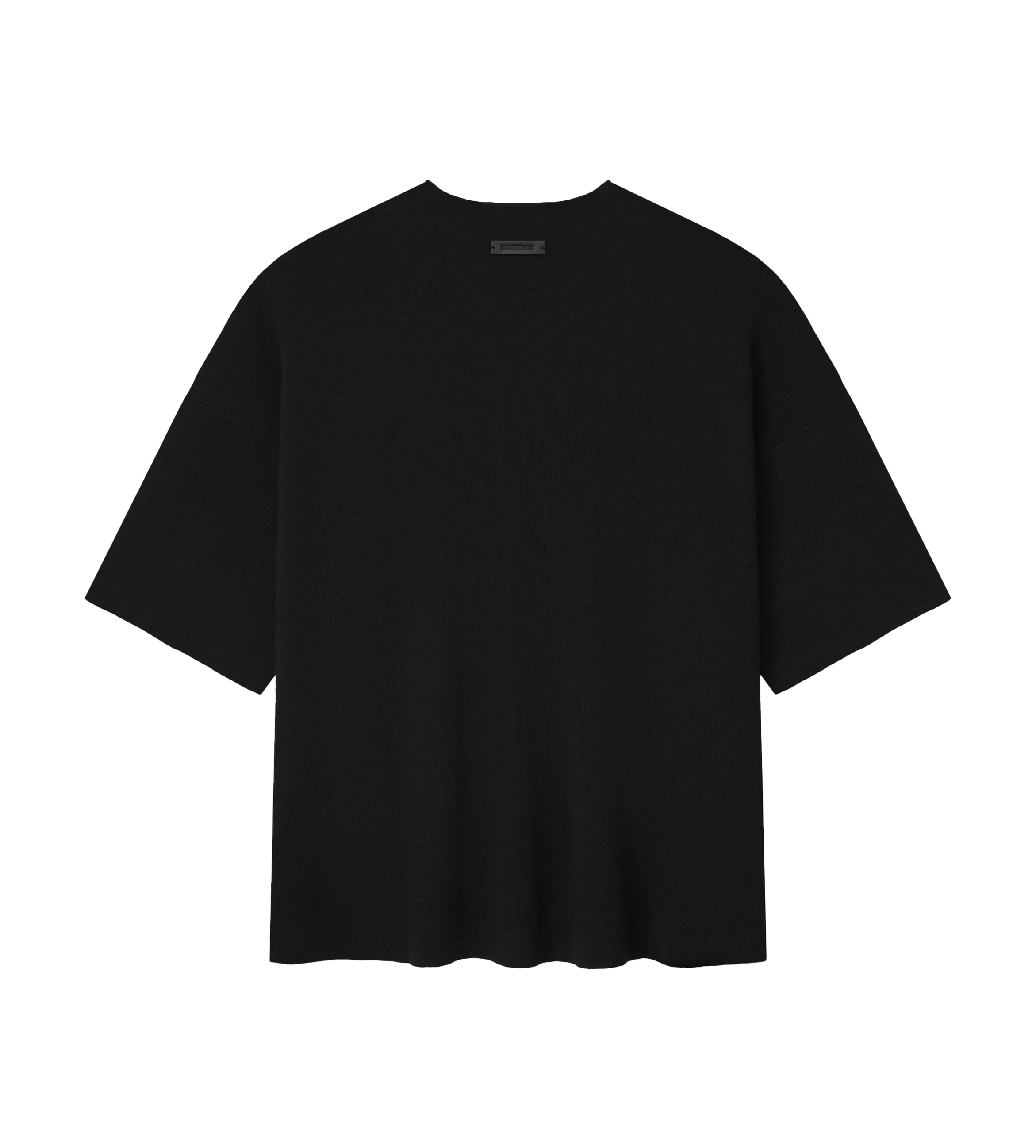 Fear of God ESSENTIALS Merino Short Sleeve Tee in Jet Black