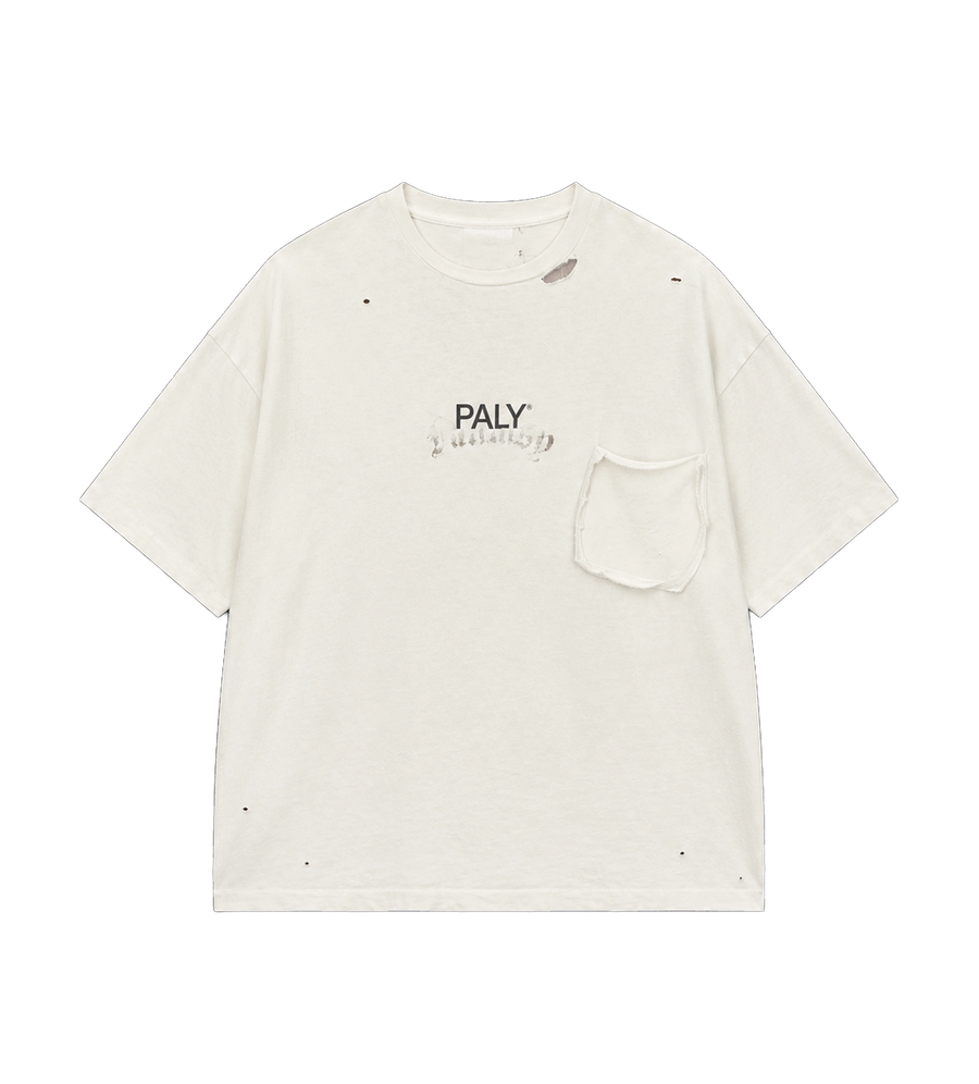 Paly Core Logo Tee in Vintage Cream