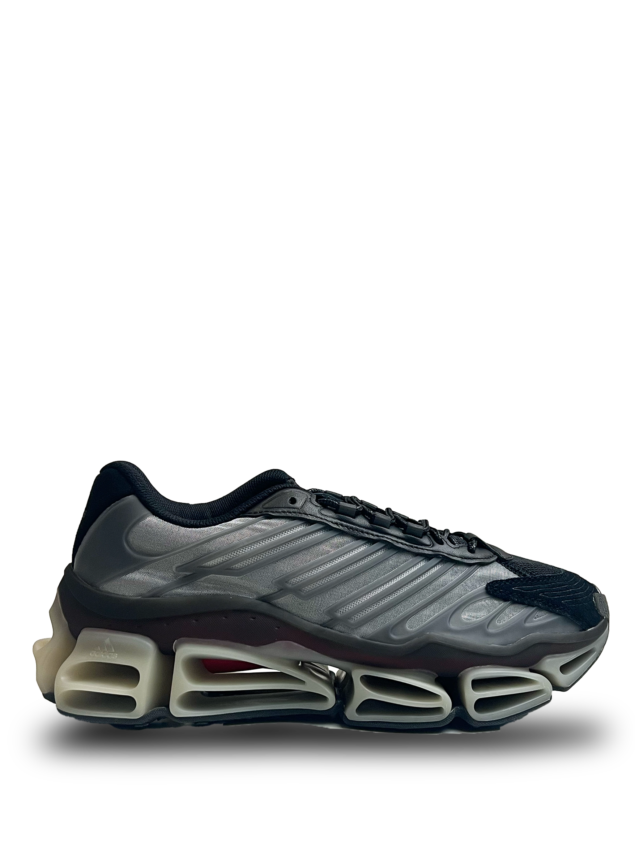 Adidas X Willy Chavarria Megaride AG in Core Black / Core Black / Putty Grey