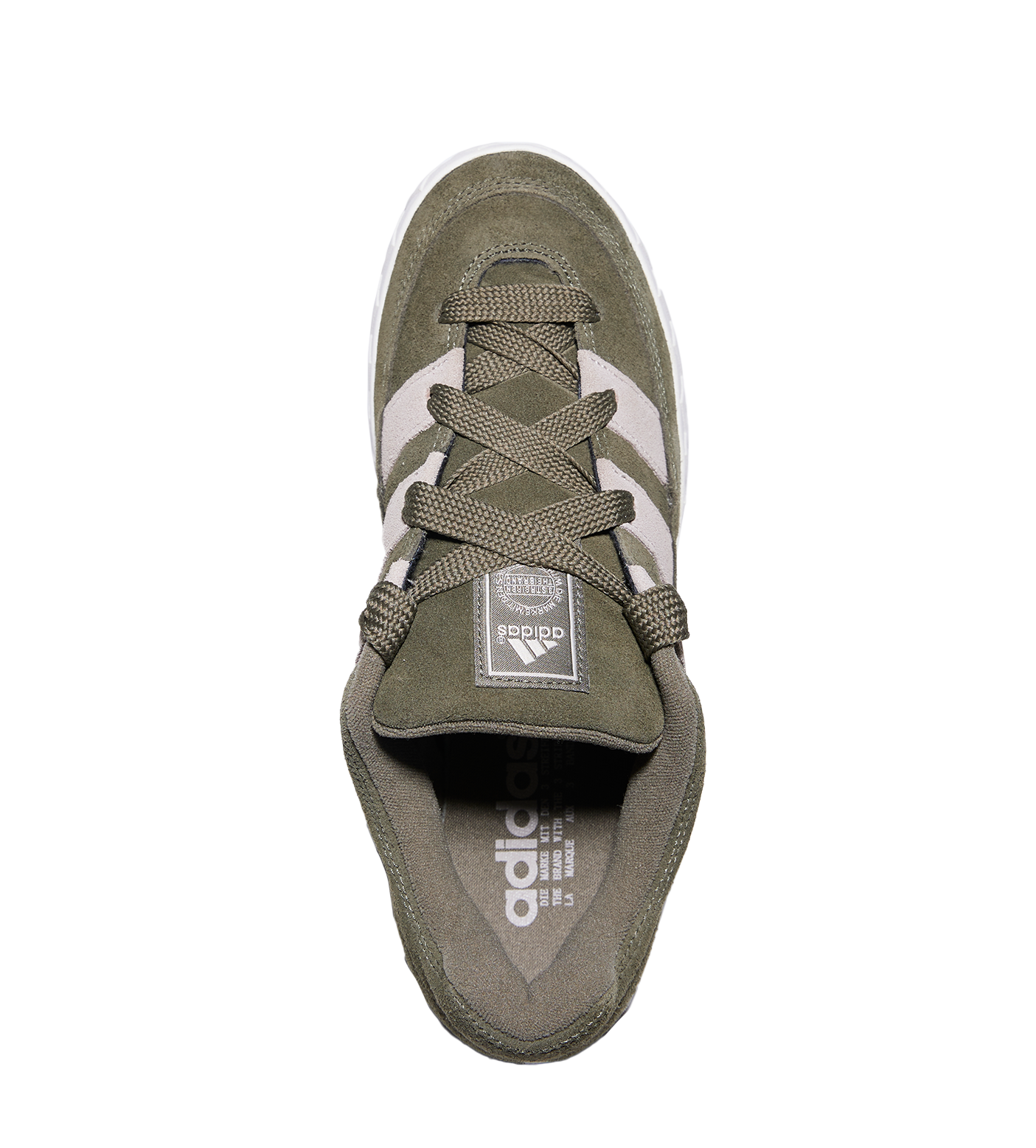 Adimatic Suede Sneakers Olive Green
