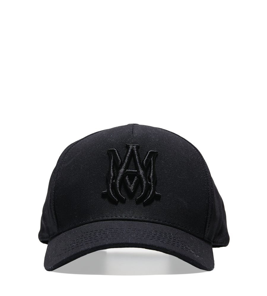 MA Logo Fitted Cap Black