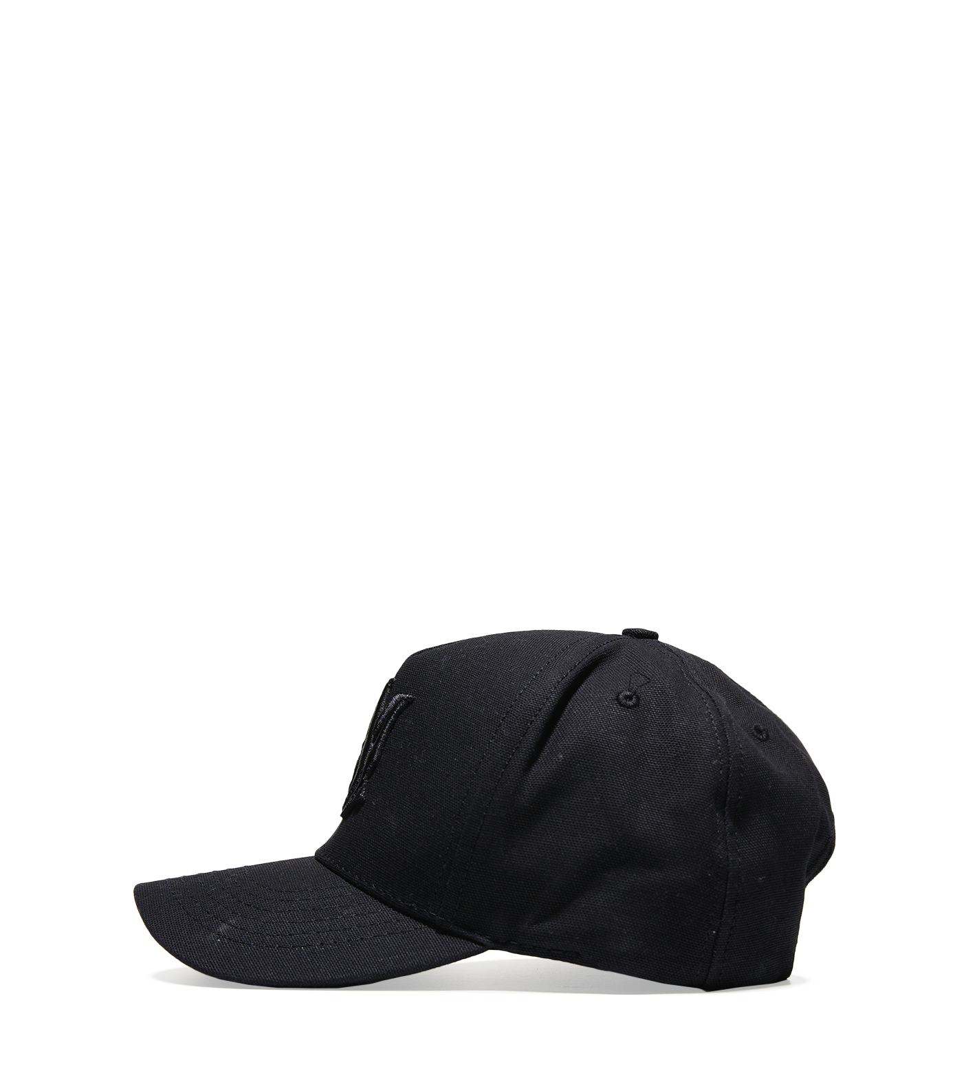 MA Logo Fitted Cap Black