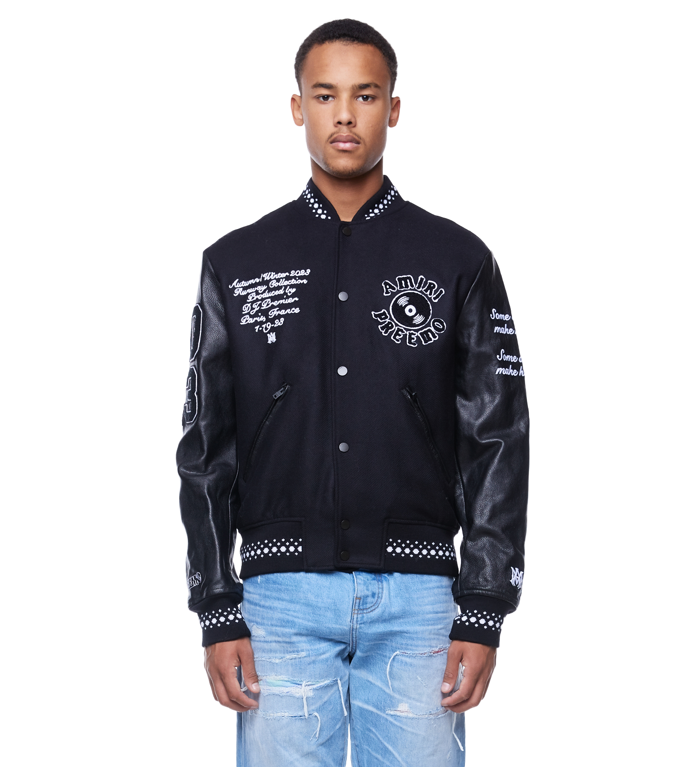 DJ Premier Varsity Jacket Black