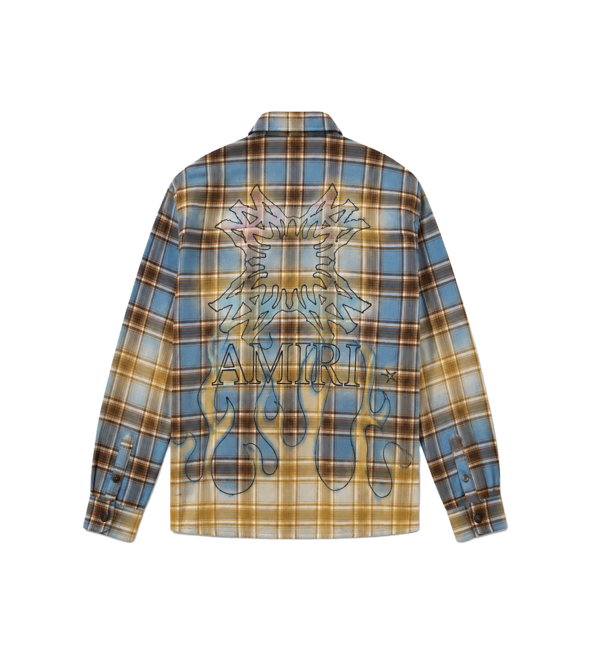 MA Quad Bleached Flannel Shirt