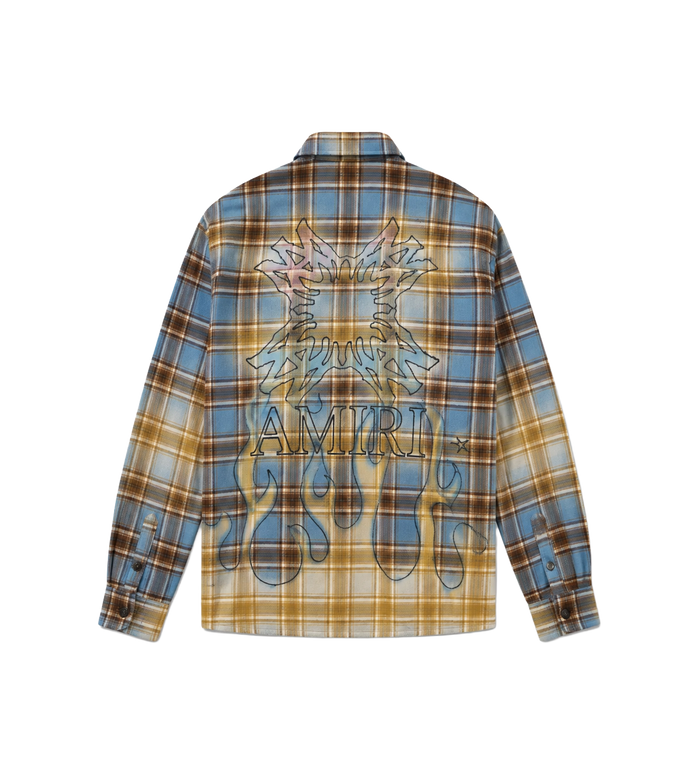 MA Quad Bleached Flannel Shirt
