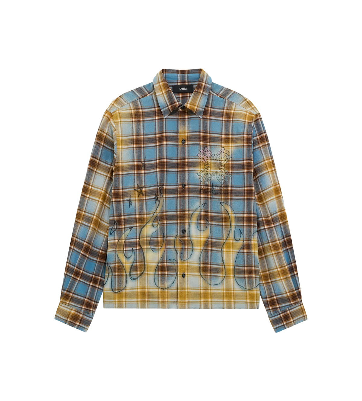 MA Quad Bleached Flannel Shirt