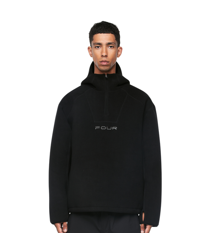 Sportswear Fleece Anorak Zwart