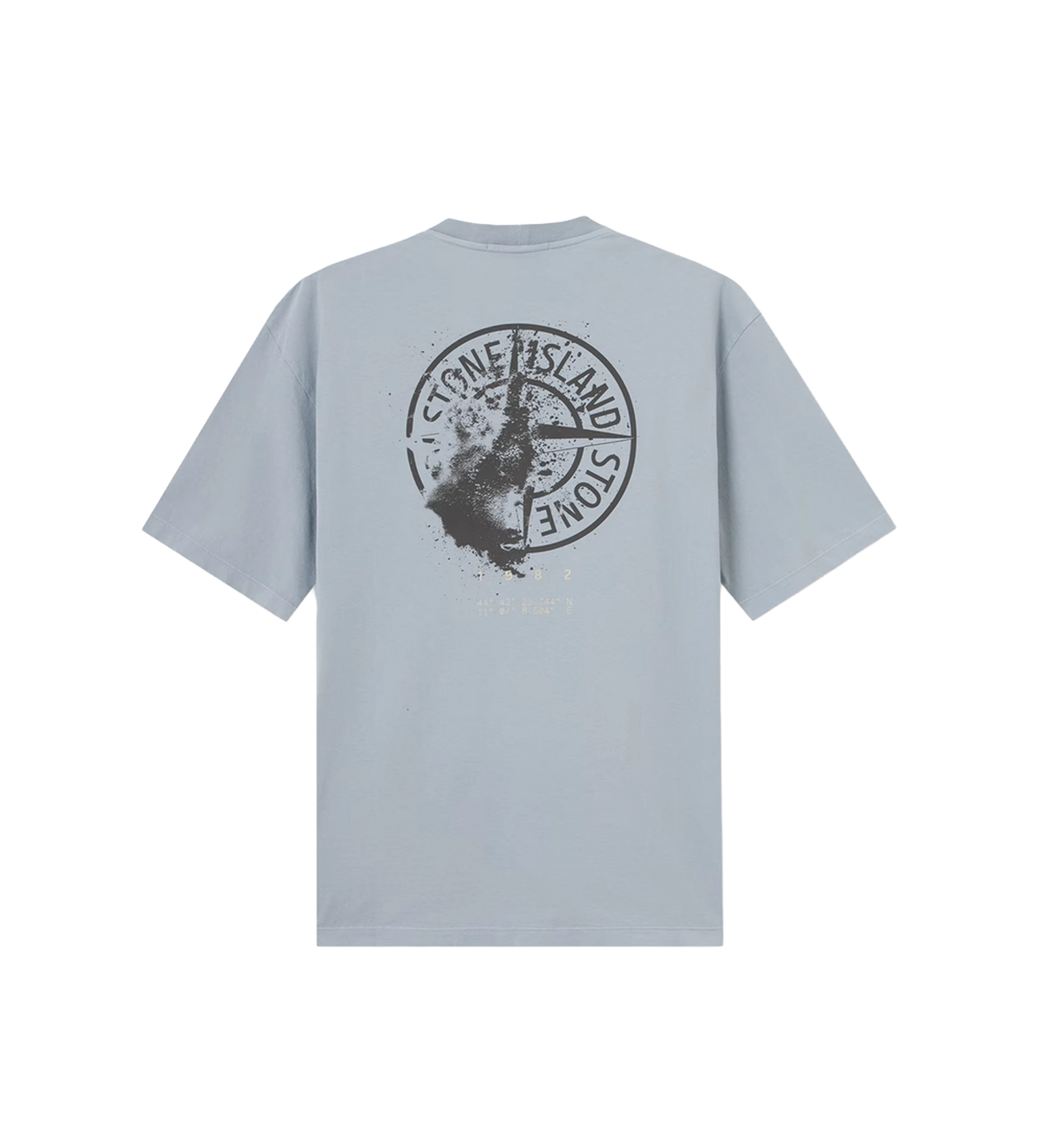 Stone Island Organic Cotton Jersey Desert T-Shirt Ash Grey