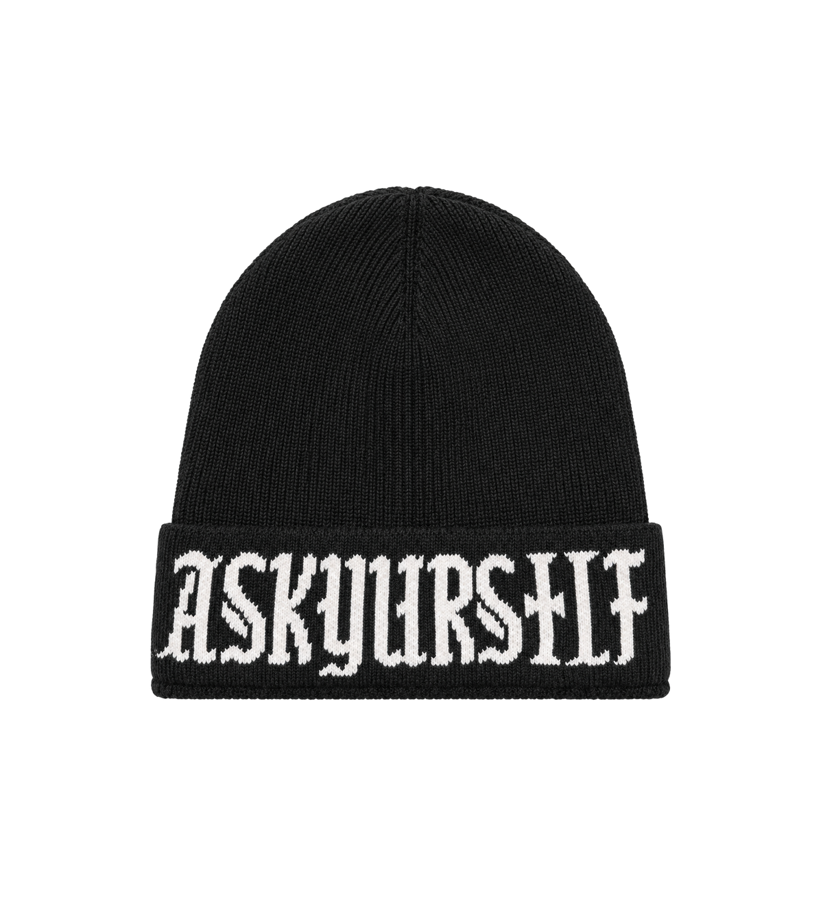 Cross Beanie Black