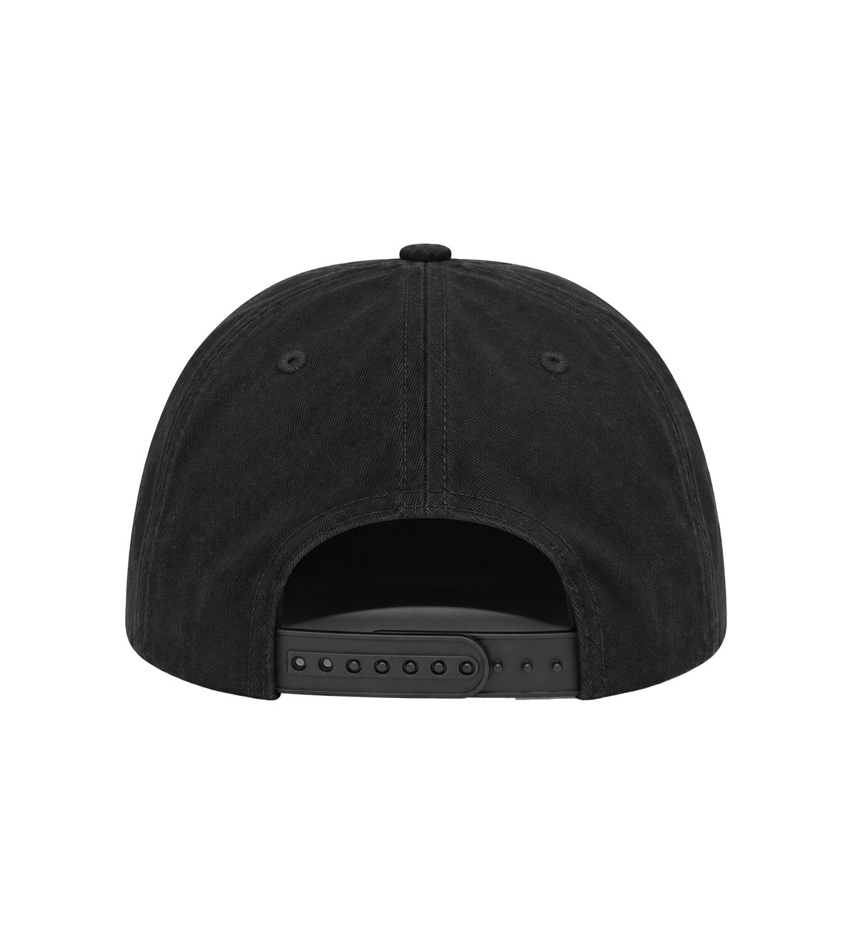 Cross Soft Crown Snapback Cap Black