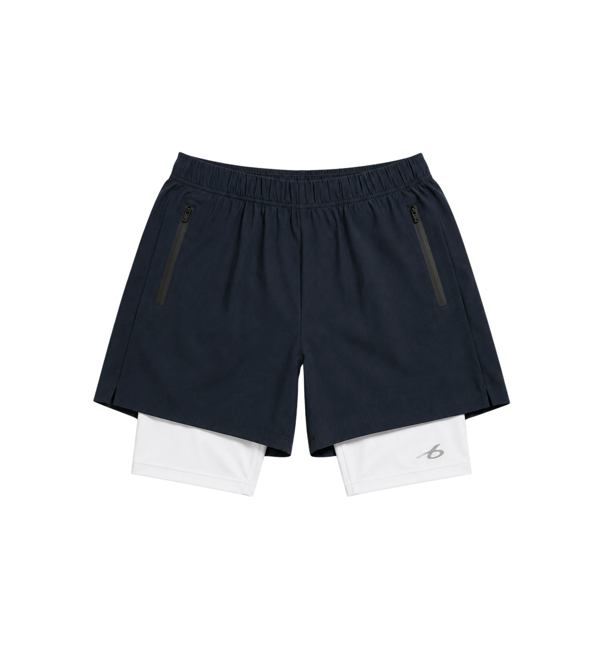 Techwear Shorts Navy/White