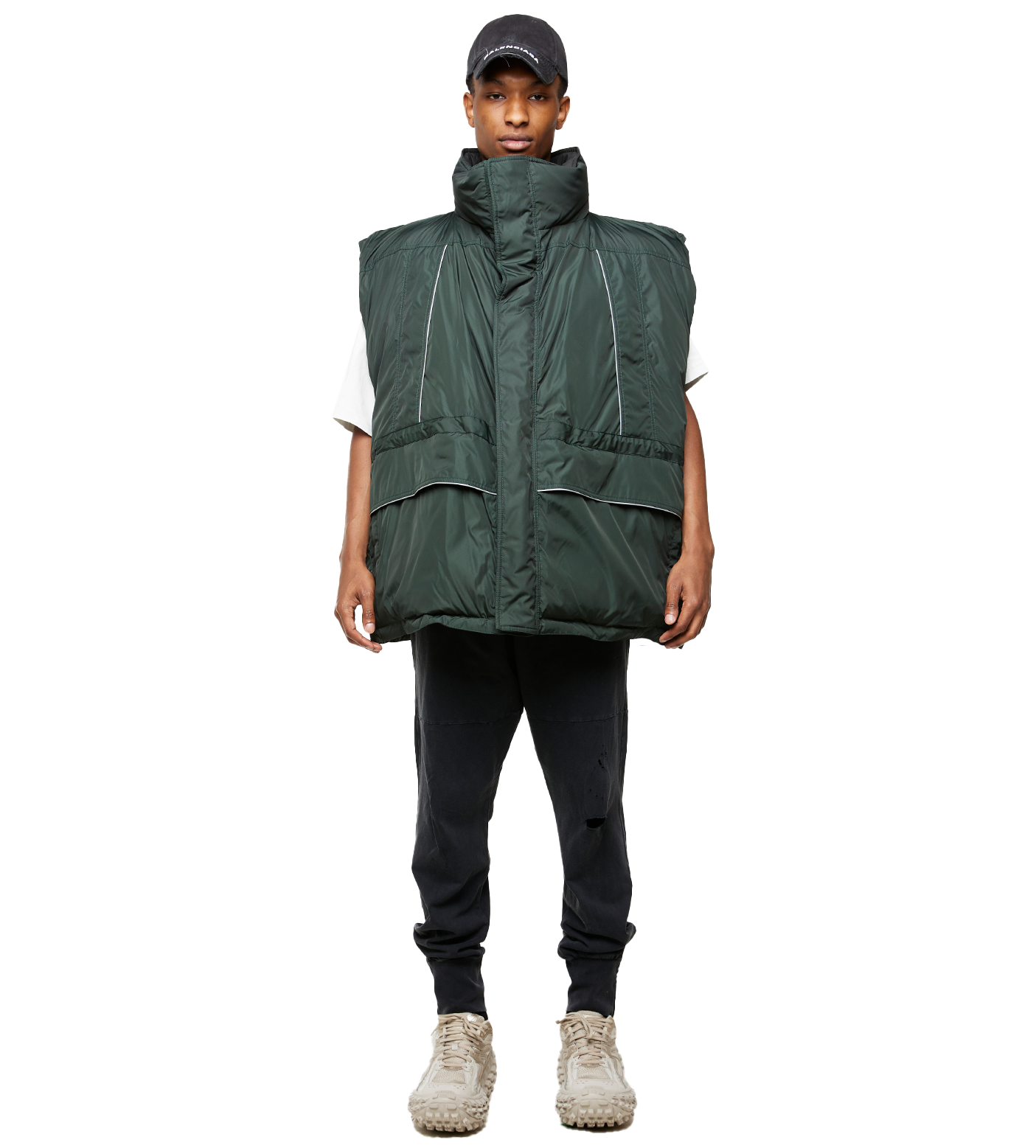 Wrap Gilet Cypress Green