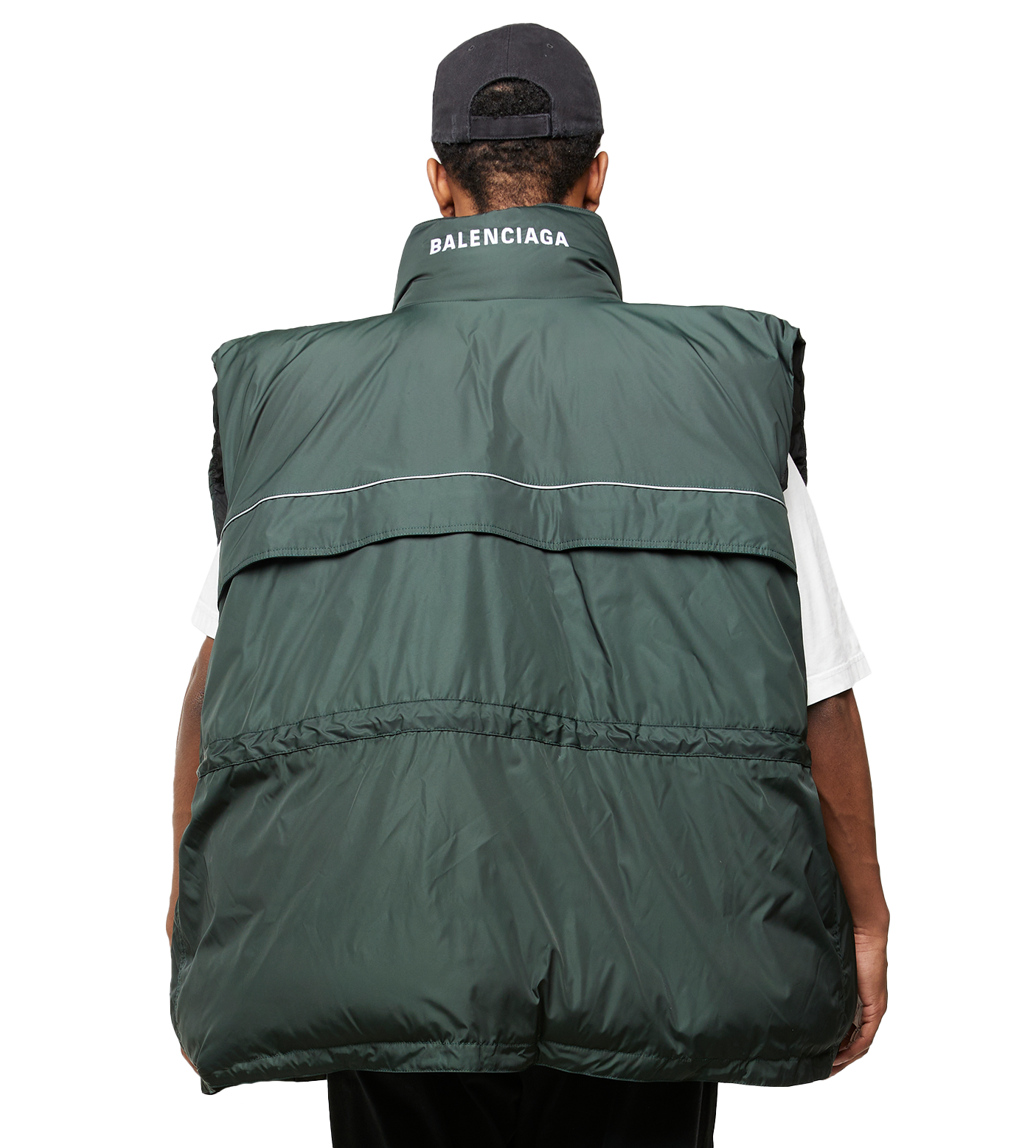 Wrap Gilet Cypress Green