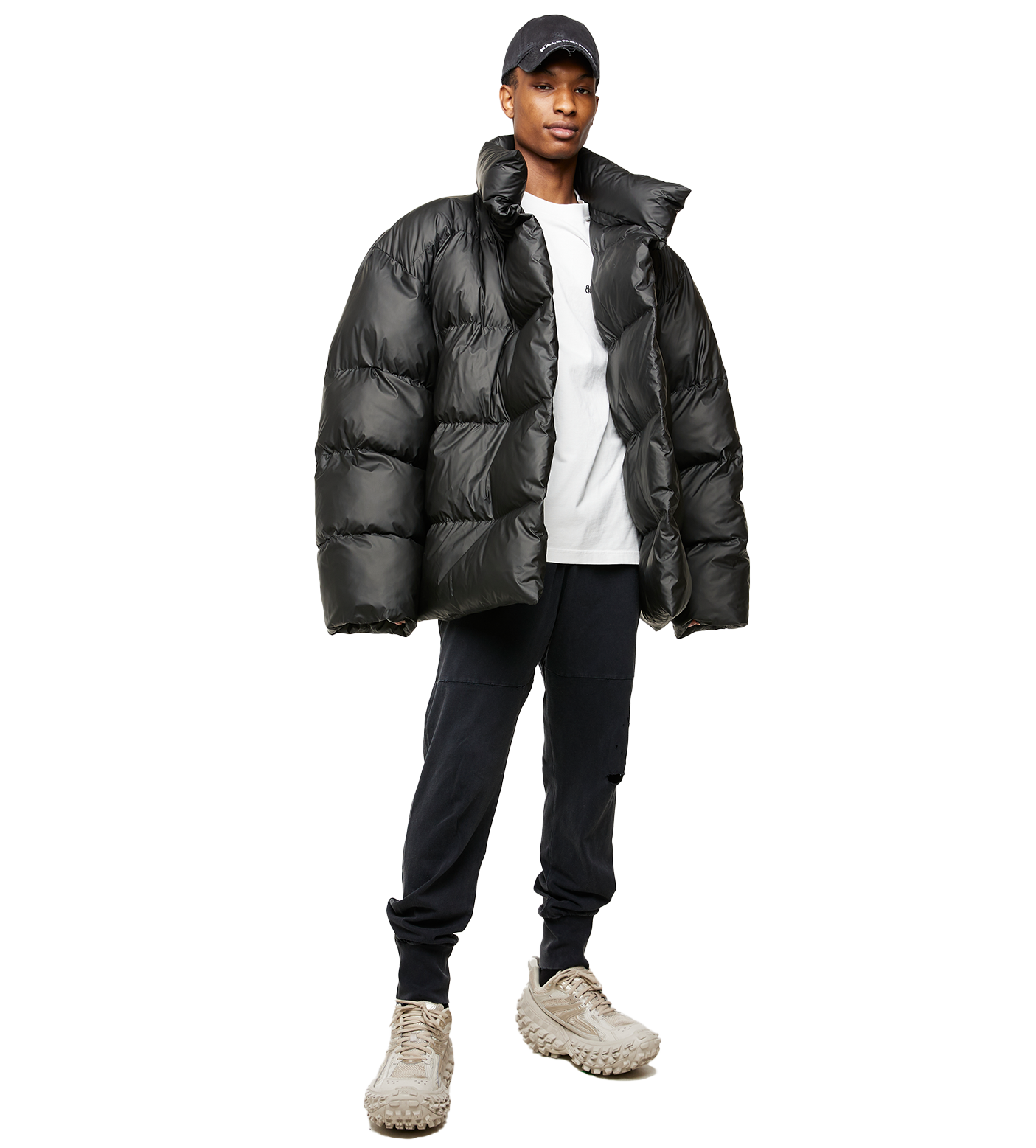 Wrap Puffer Black