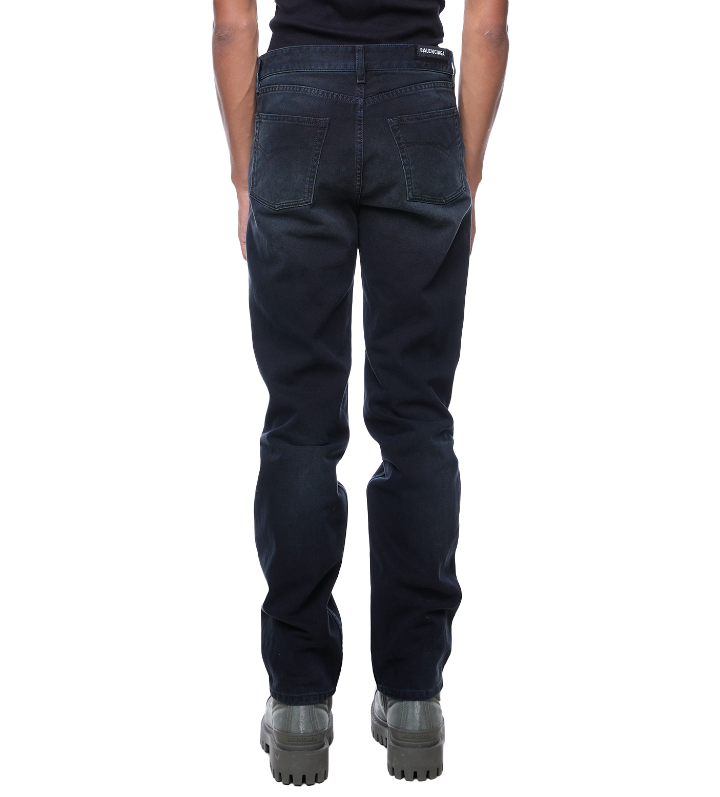 Straight Fit Jeans Black