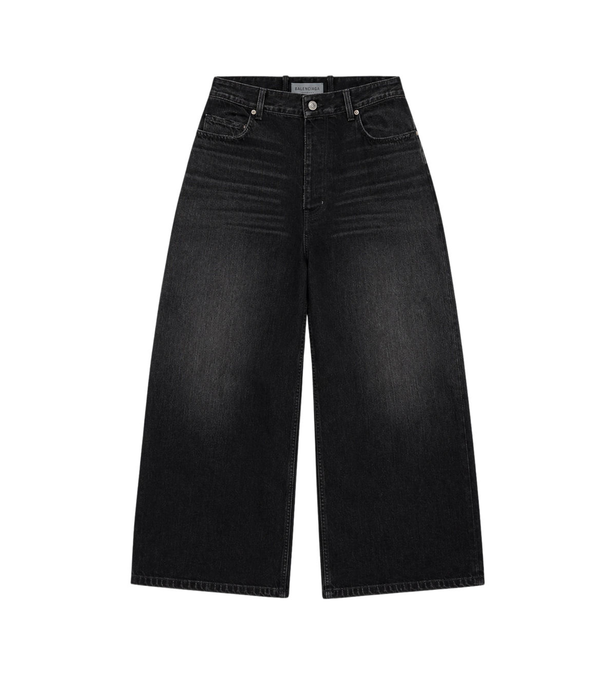 Curved Jeans Black