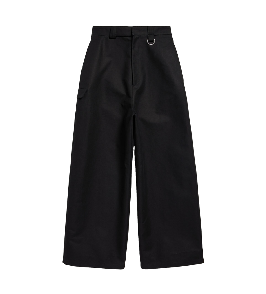 Loose Fit Workwear Pants Black