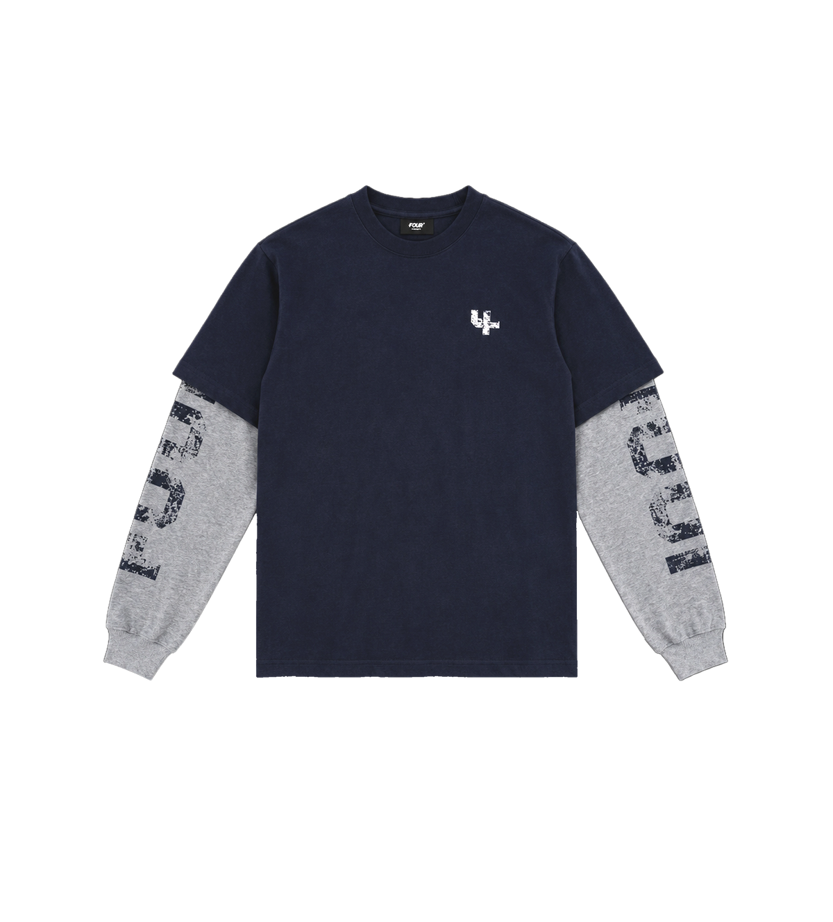Four Everyone DL Longsleeve Blue D / Grey