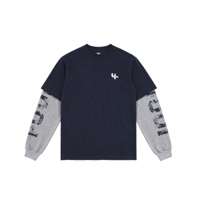 Four Everyone DL Longsleeve Blue D / Grey