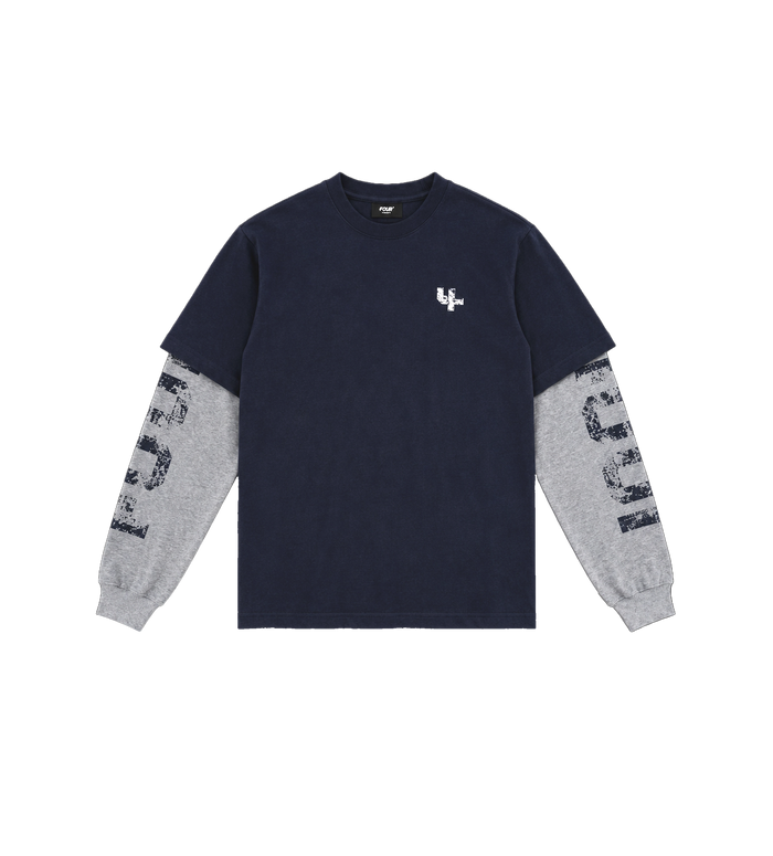 Four Everyone DL Longsleeve Blue D / Grey