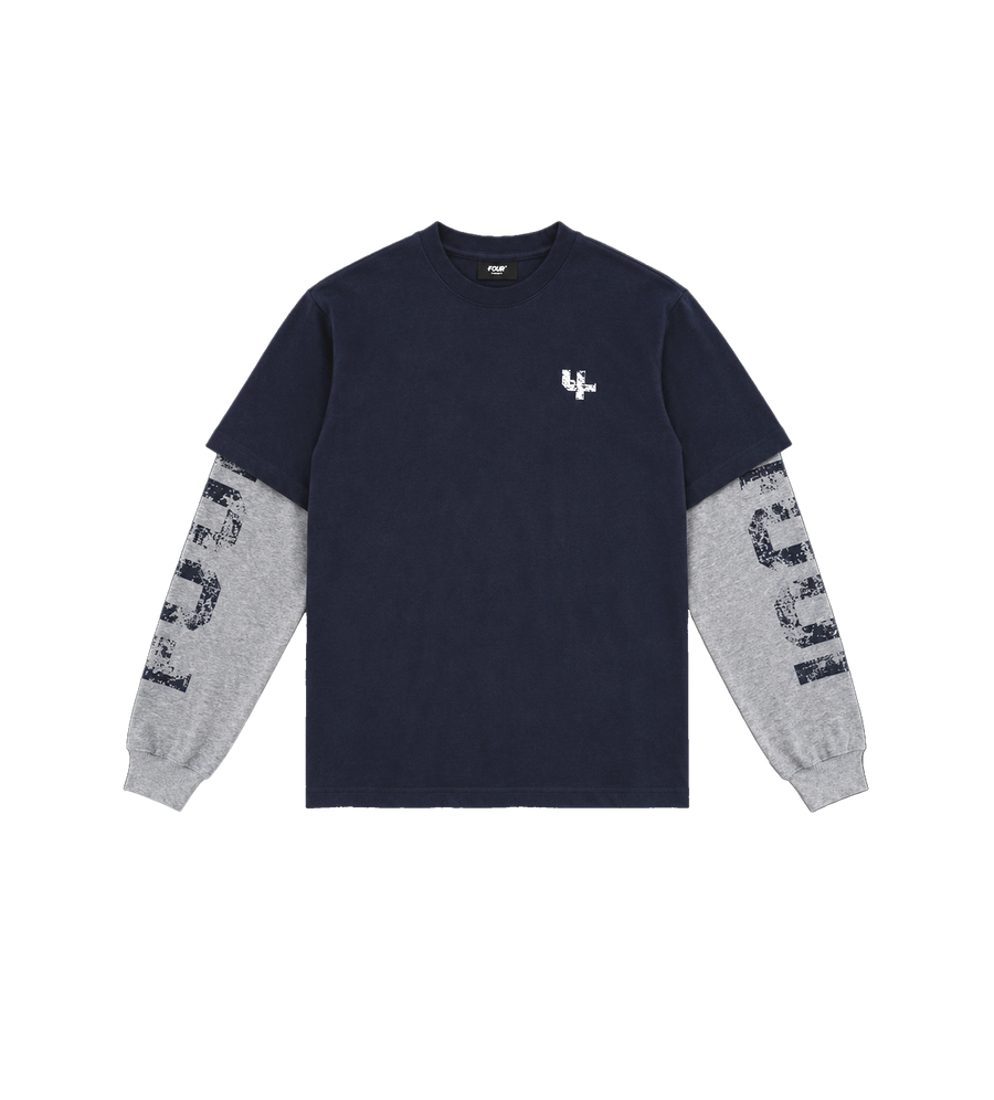 Four Everyone DL Longsleeve Blue D / Grey