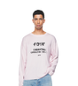 Quote Boxy Longsleeve Light Pink