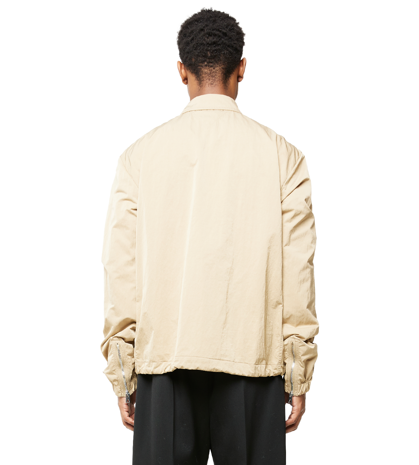 Triangle Pocket Nylon Jacket Sesame