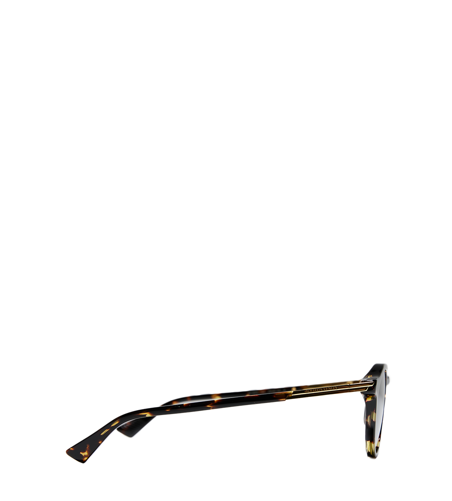 Round-frame Sunglasses Havana