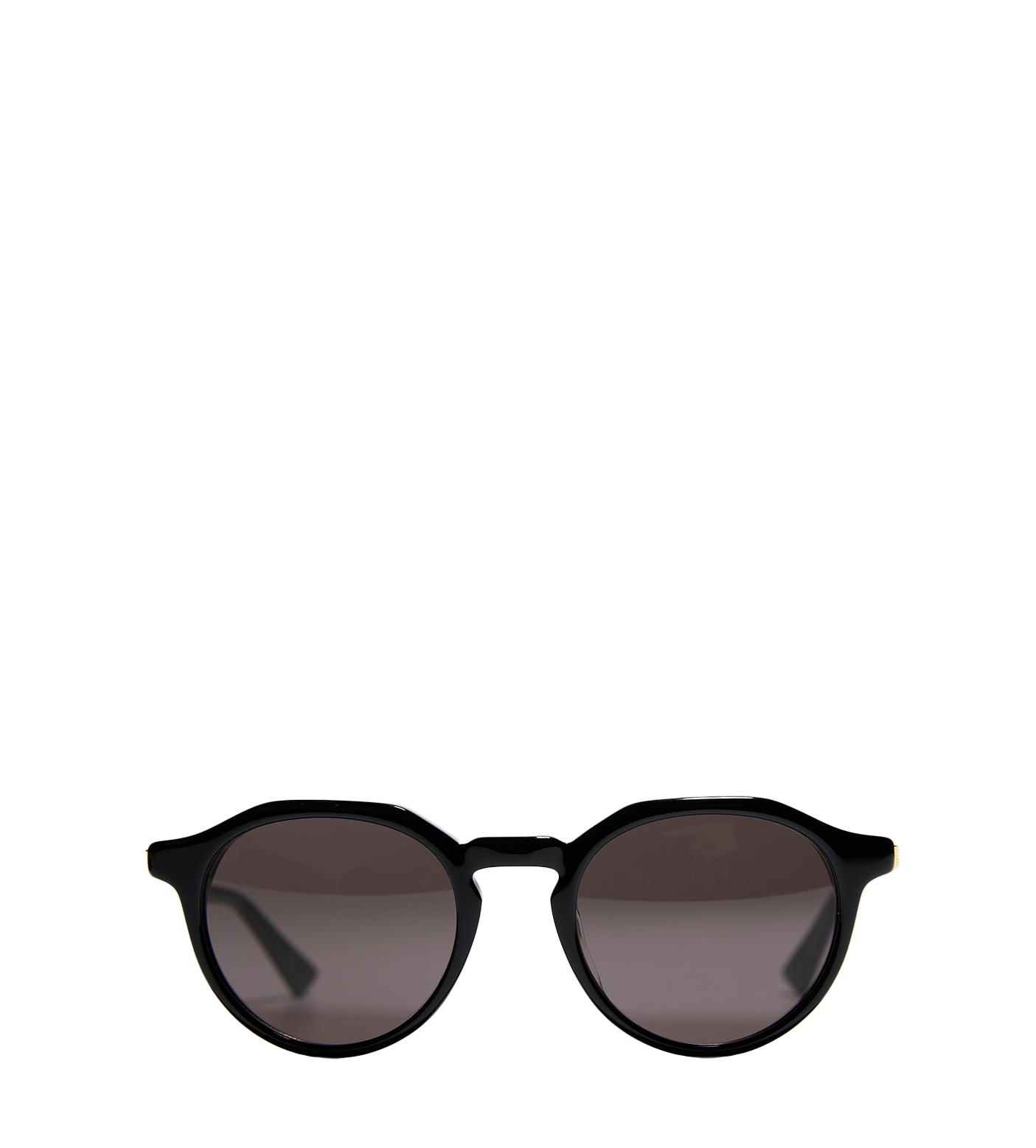 Round-frame Sunglasses Black