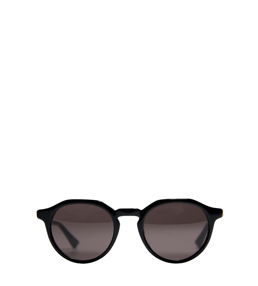 Round-frame Sunglasses Black