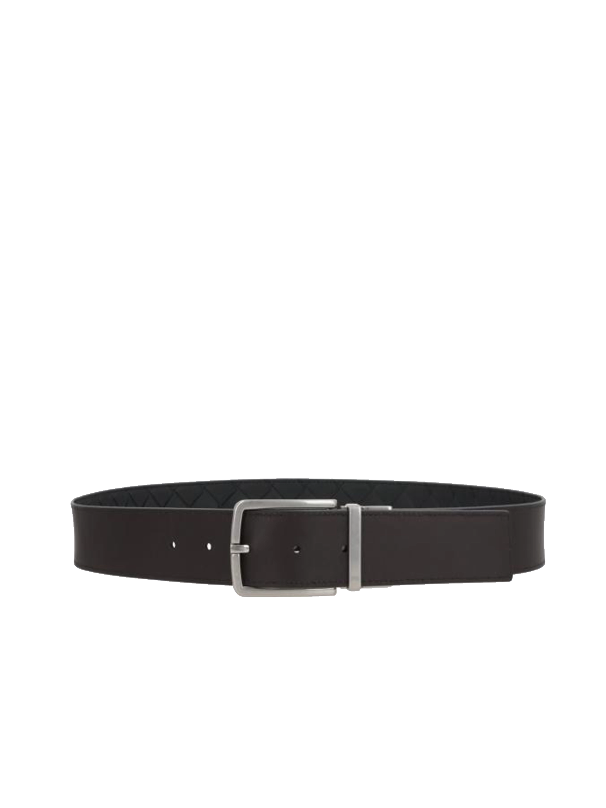 Bottega Veneta Intrecciato Reversible Belt in Black