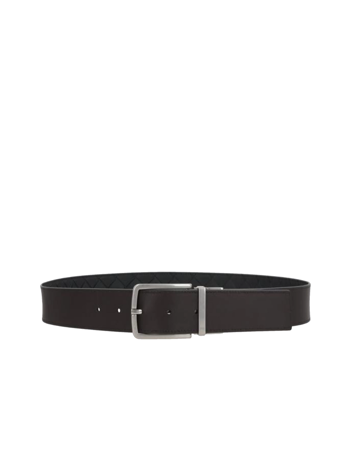 Intrecciato Reversible Belt in Black