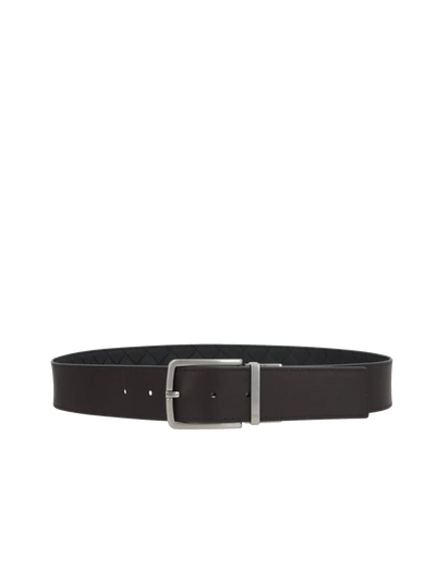 Intrecciato Reversible Belt in Black