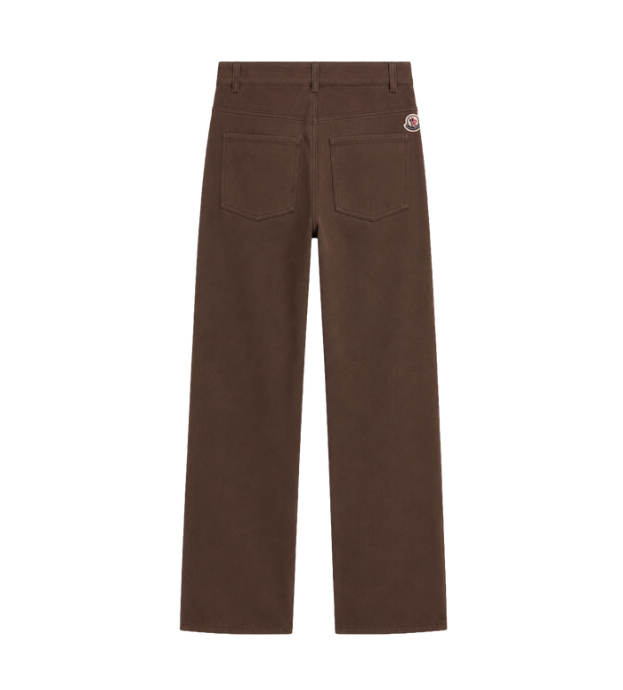 Canvas Cargo Trousers Brown
