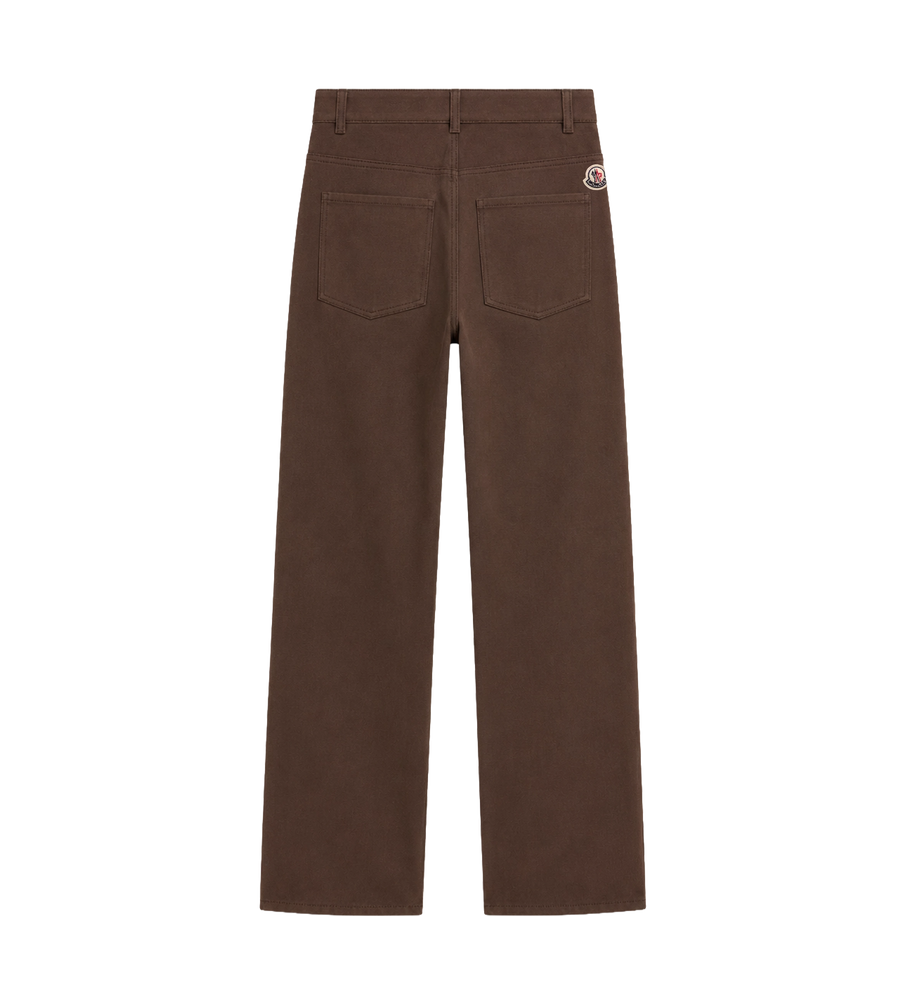 Canvas Cargo Trousers Brown