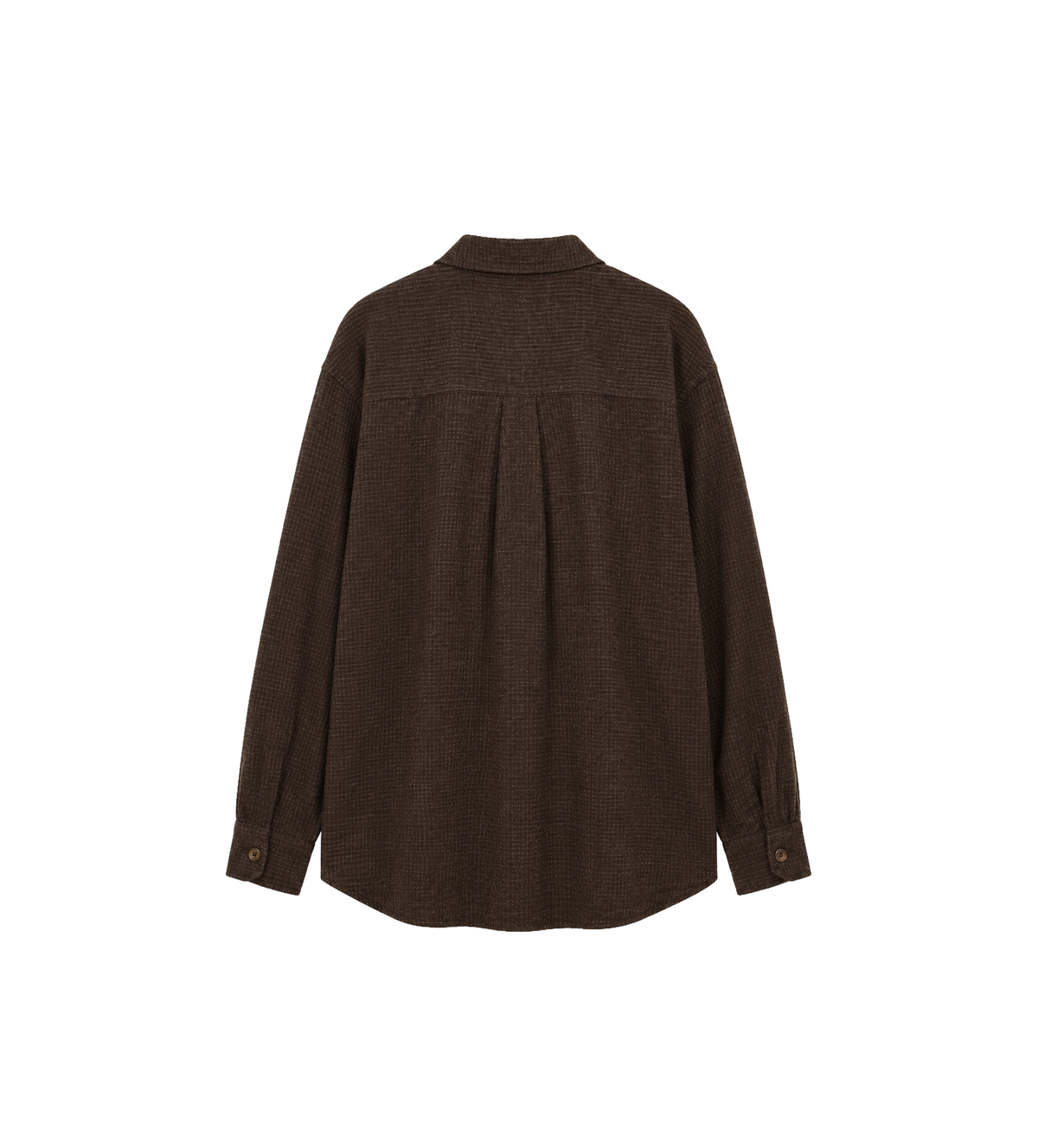 Geleend overhemd – truffelruitrasterdoek